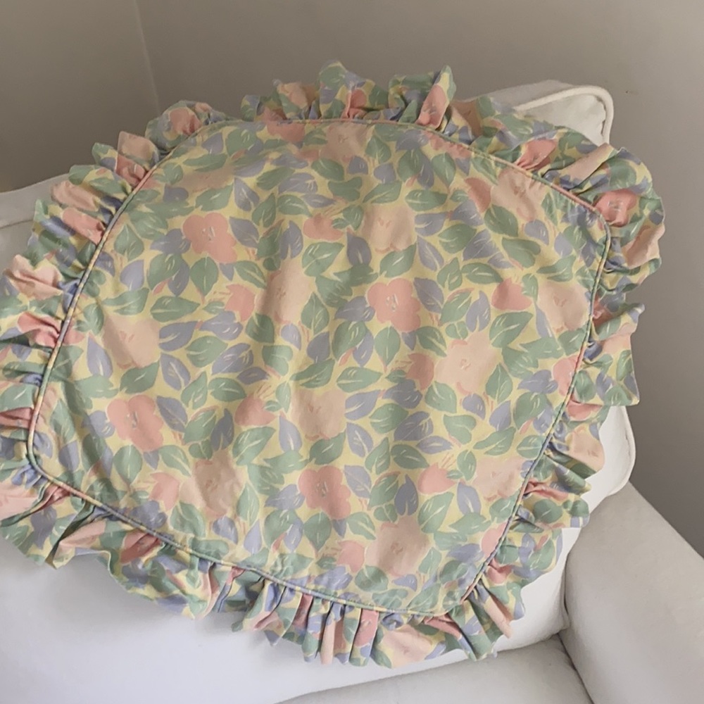 Laura Ashley Vintage Ruffle Pillow Sham